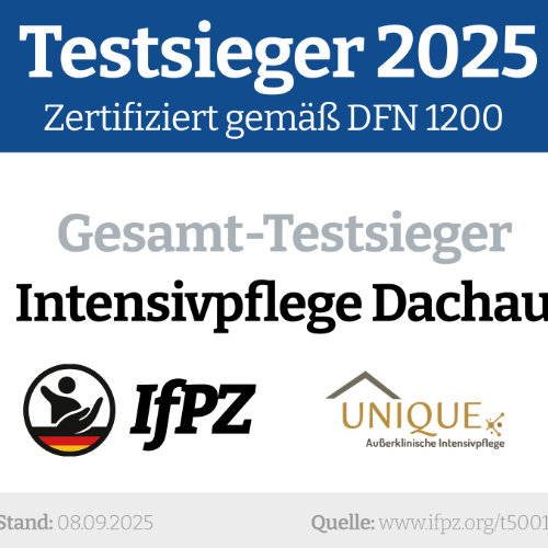 Ein beatmeter junger Patient